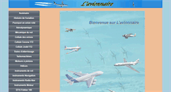 Desktop Screenshot of lavionnaire.fr